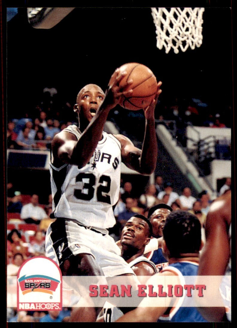 1993-94 NBA Hoops Sean Elliott Basketball Cards #199