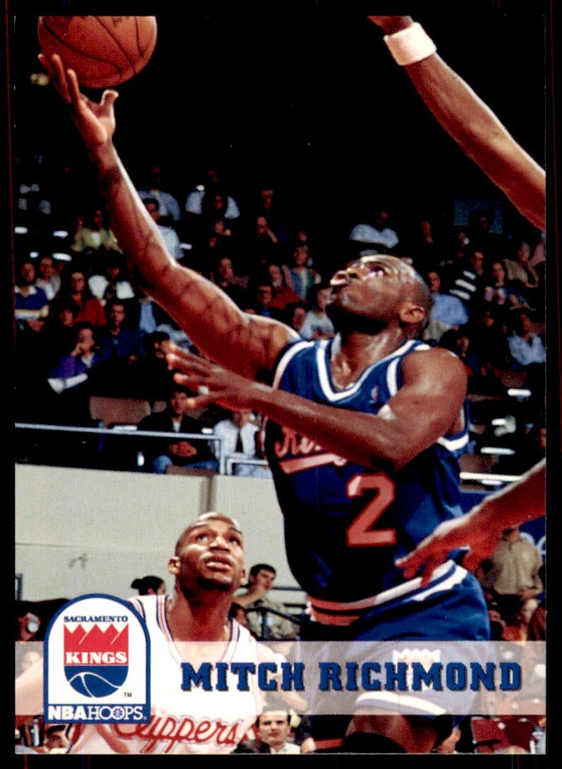 1993-94 NBA Hoops Mitch Richmond Basketball Cards #190