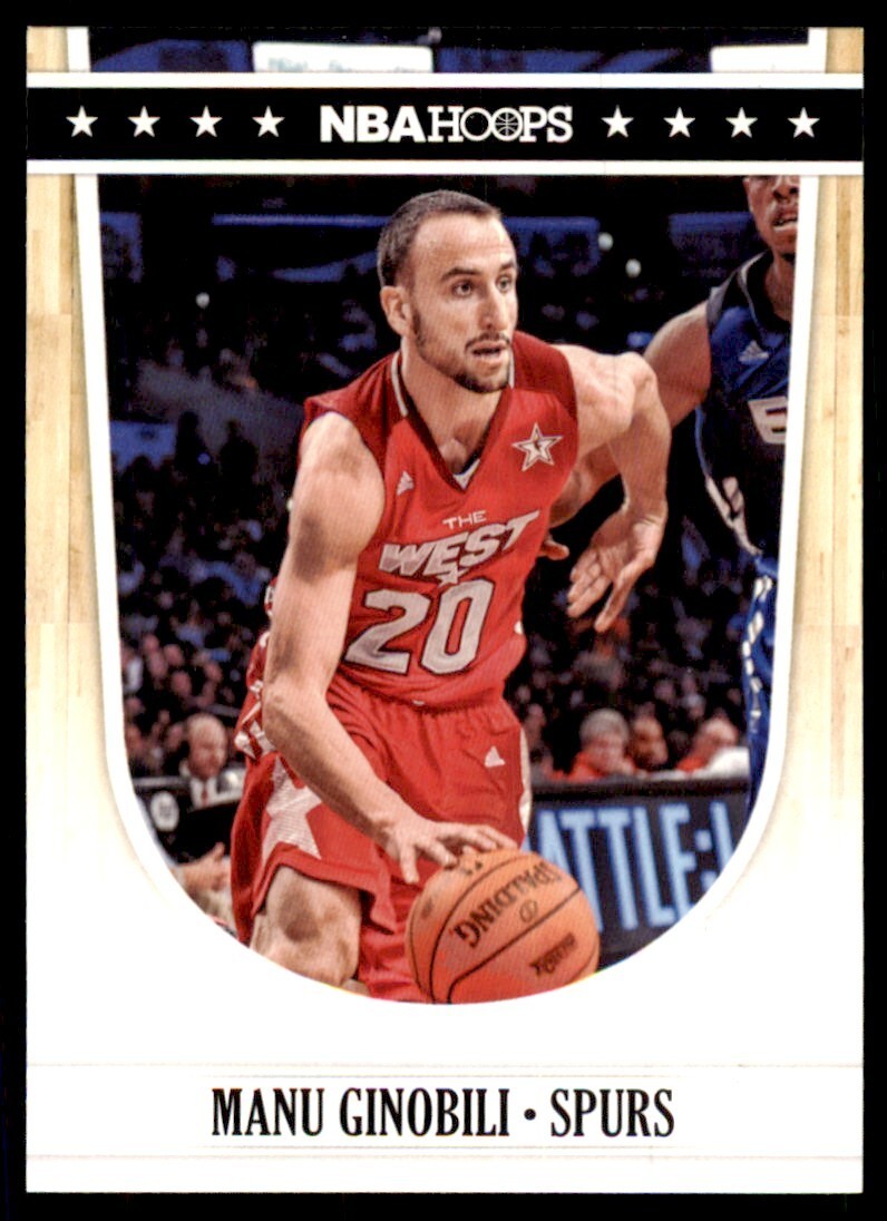 2011-12 NBA Hoops} Manu Ginobili San Antonio Spurs #267