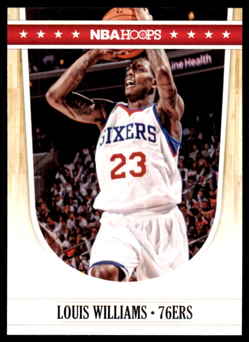2011-12 NBA Hoops} Louis Williams Philadelphia 76ers #189