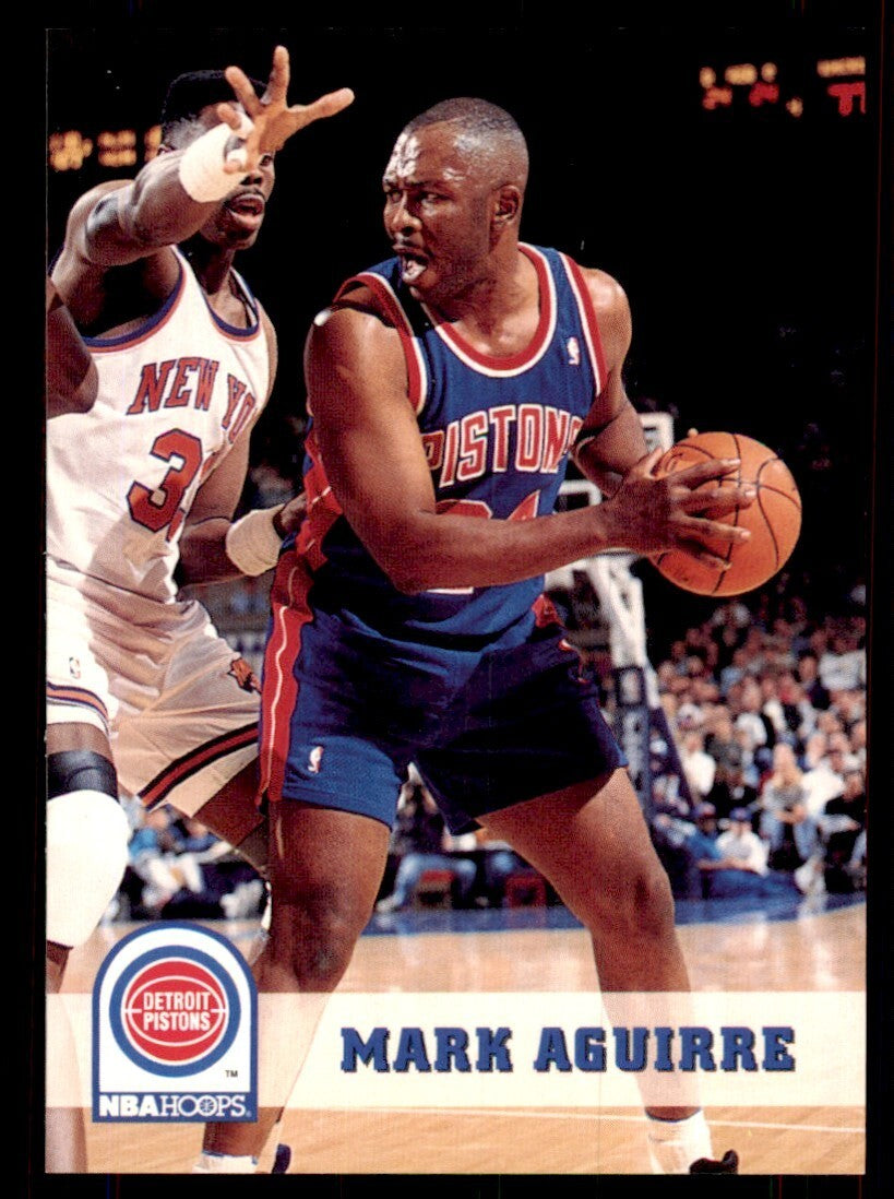 1993-94 NBA Hoops Mark Aguirre Basketball Cards #60
