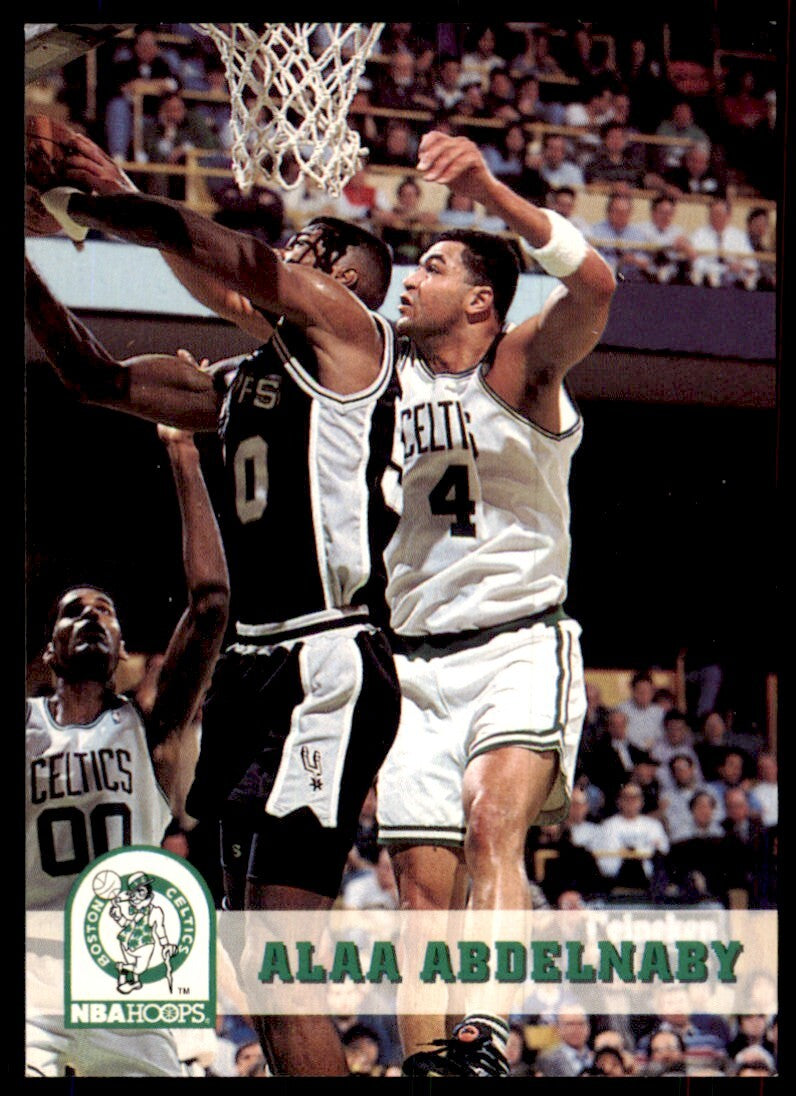 1993-94 NBA Hoops Alaa Abdelnaby Basketball Cards #9