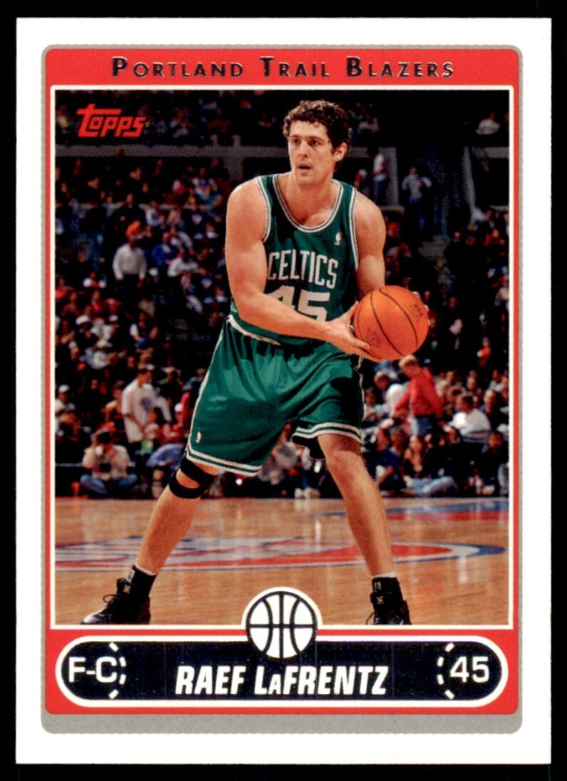 2006-07 Topps. Raef LaFrentz Portland Trail Blazers #205