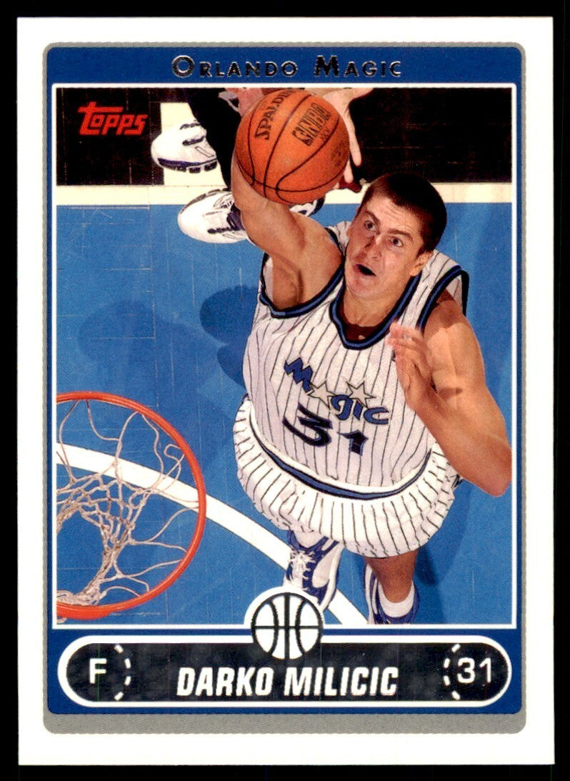 2006-07 Topps. Darko Milicic Orlando Magic #78
