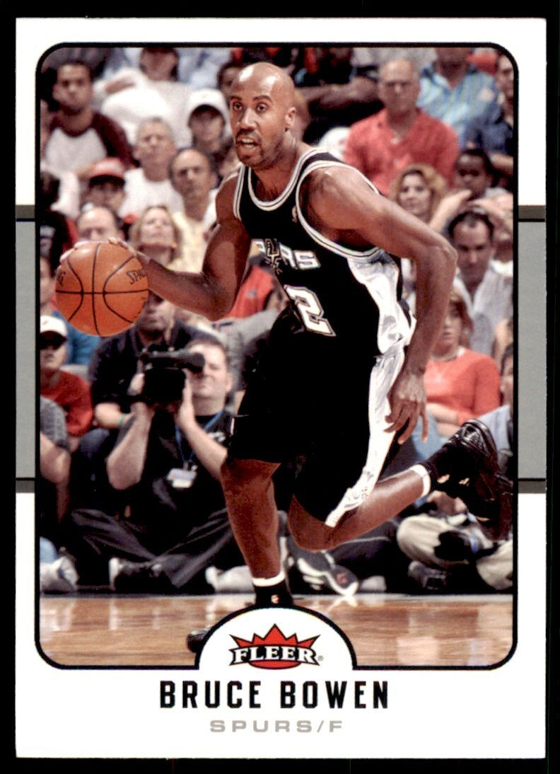 2006-07 Fleer. Bruce Bowen 100 San Antonio Spurs #171