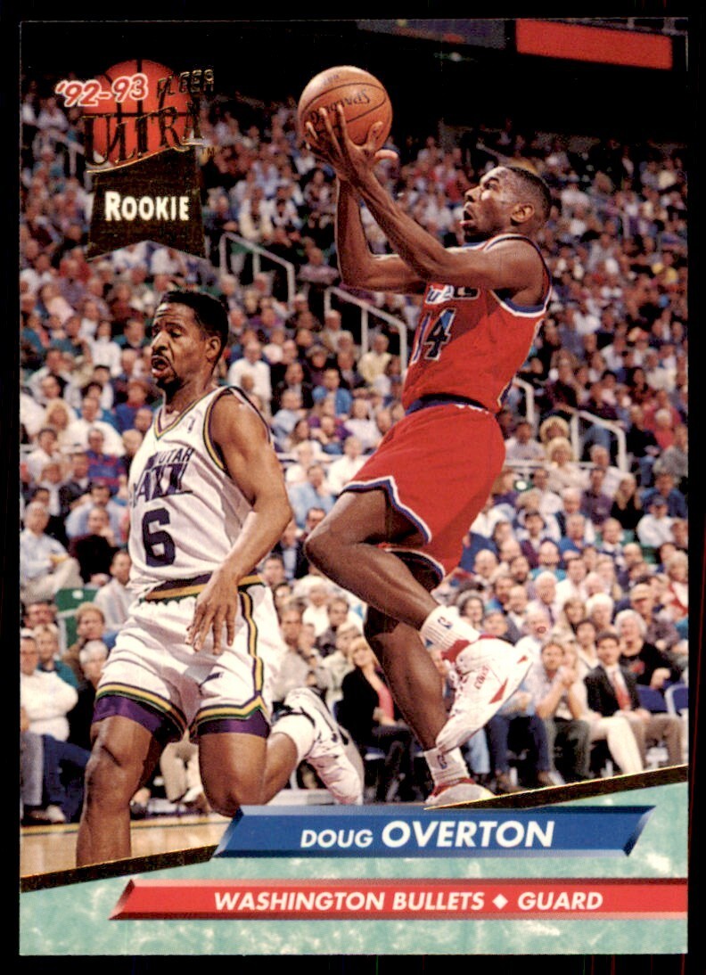 1992-93 Fleer Ultra Doug Overton Basketball Cards #371