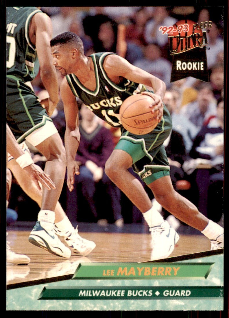 1992-93 Fleer Ultra Lee Mayberry Basketball Cards #300