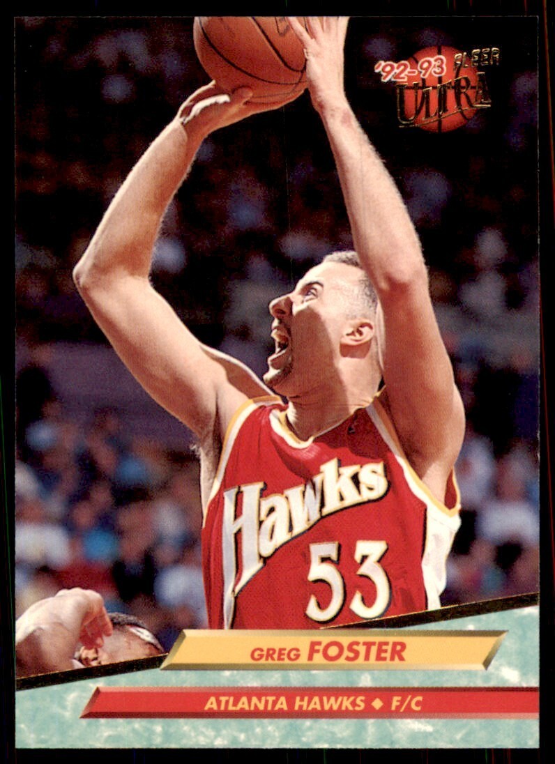 1992-93 Ultra Fleer Greg Foster Basketball Cards #222