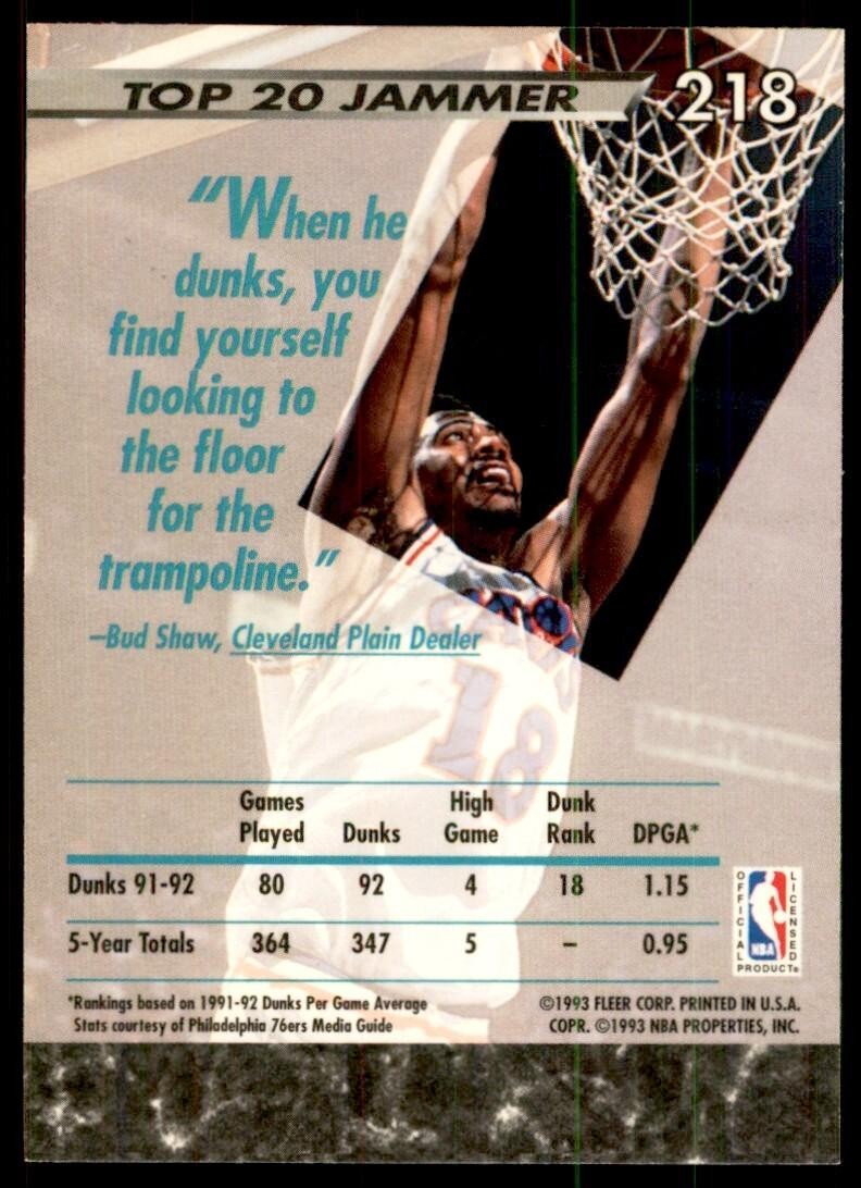 1992-93 Ultra Fleer John Williams Basketball Cards #218