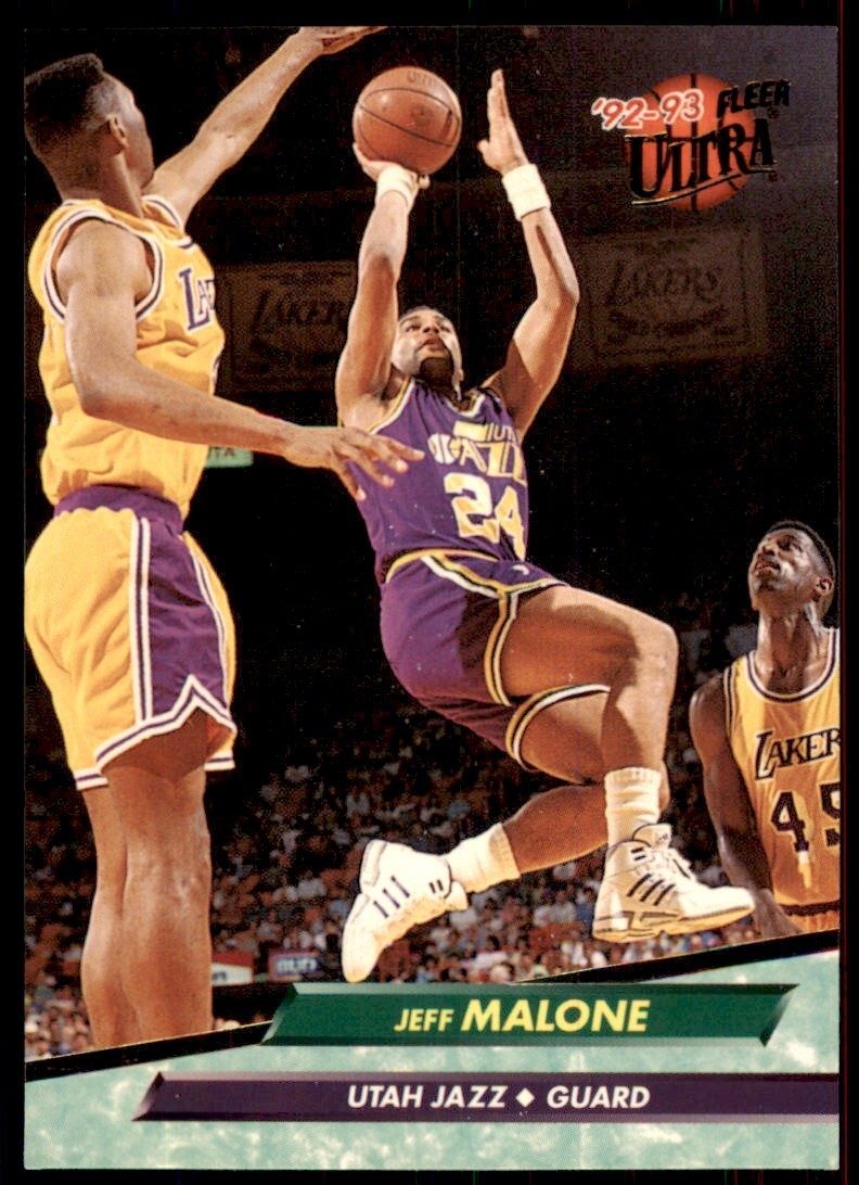 1992-93 Ultra Fleer Jeff Malone Basketball Cards #181