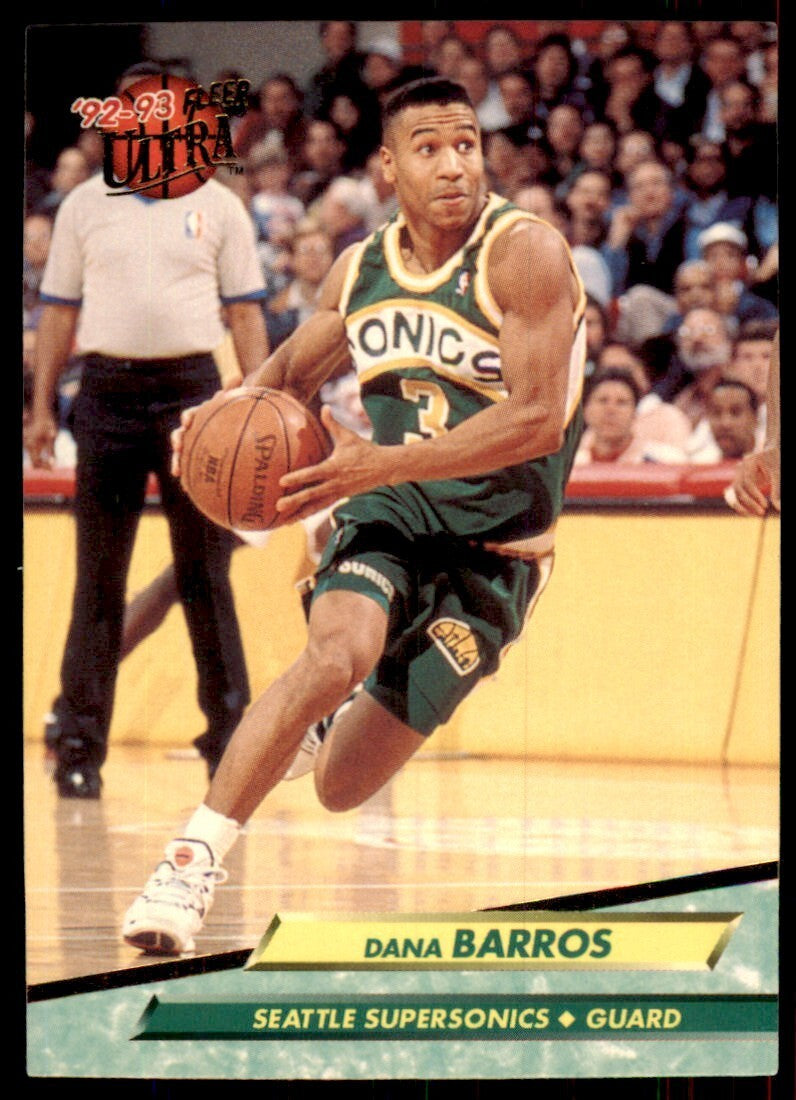 1992-93 Ultra Fleer Dana Barros Basketball Cards #168