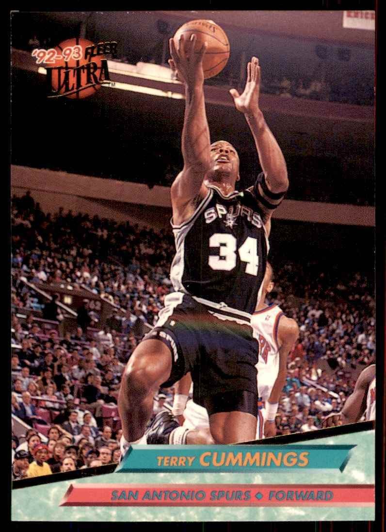 1992-93 Ultra Fleer Terry Cummings Basketball Cards #164