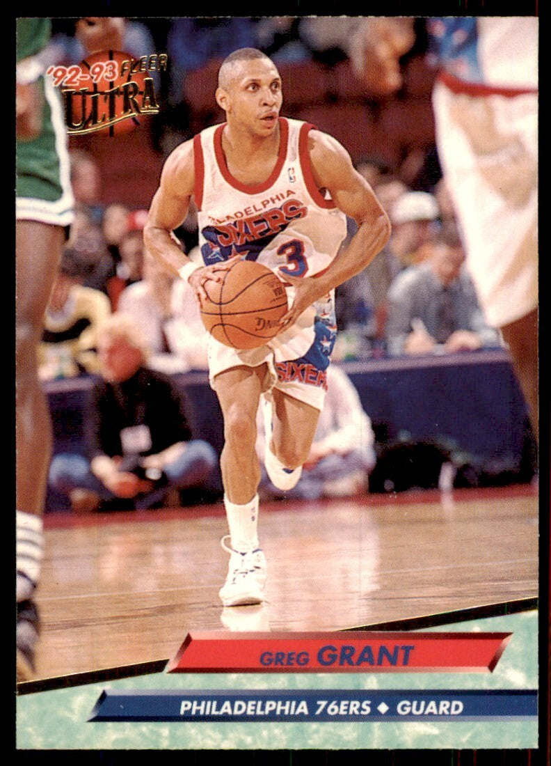 1992-93 Ultra Fleer Greg Grant Basketball Cards #331