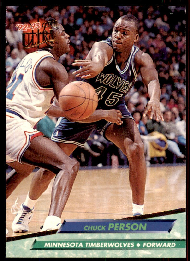 1992-93 Ultra Fleer Chuck Person Basketball Cards #307