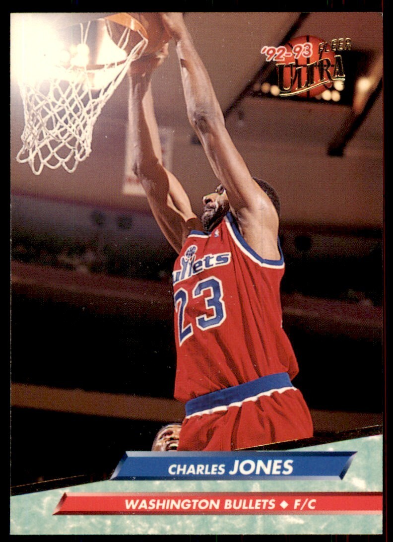1992-93 Ultra Fleer Charles Jones Basketball Cards #369