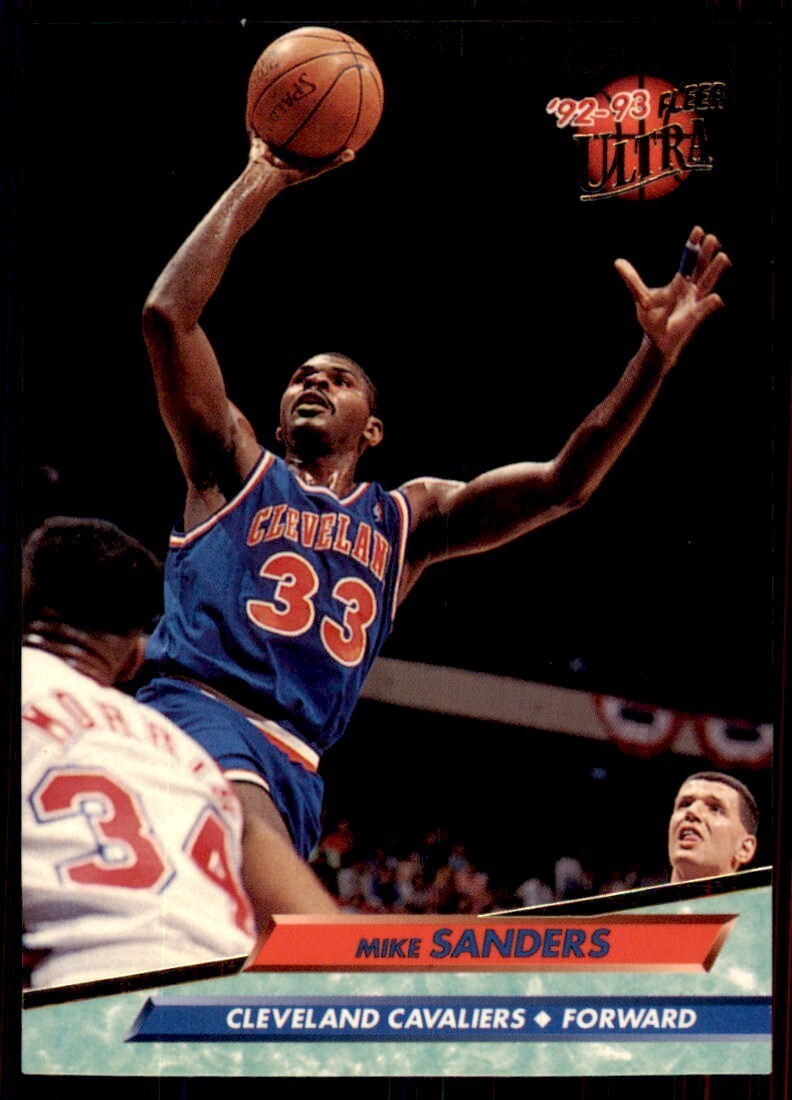 1992-93 Fleer Ultra Mike Sanders Basketball Cards #39
