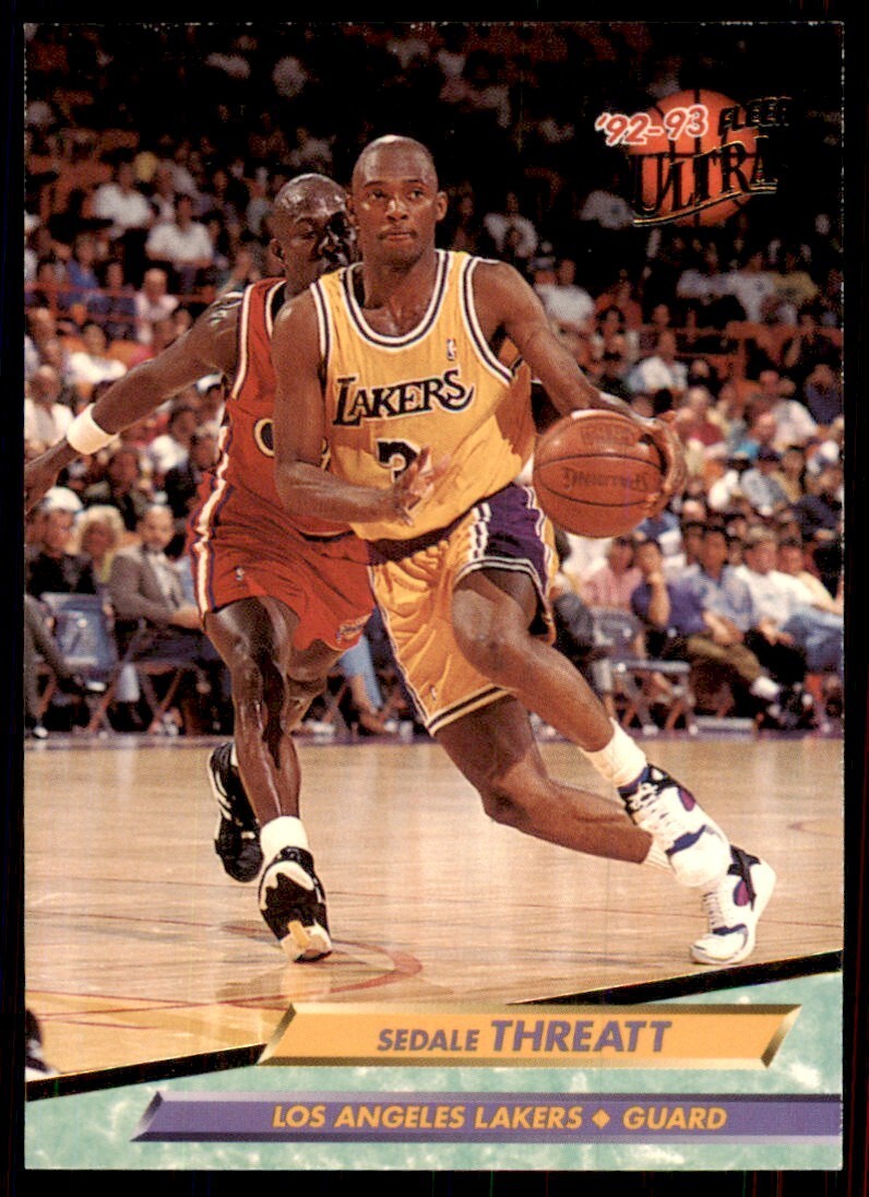 1992-93 Fleer Ultra Sedale Threatt Basketball Cards #95