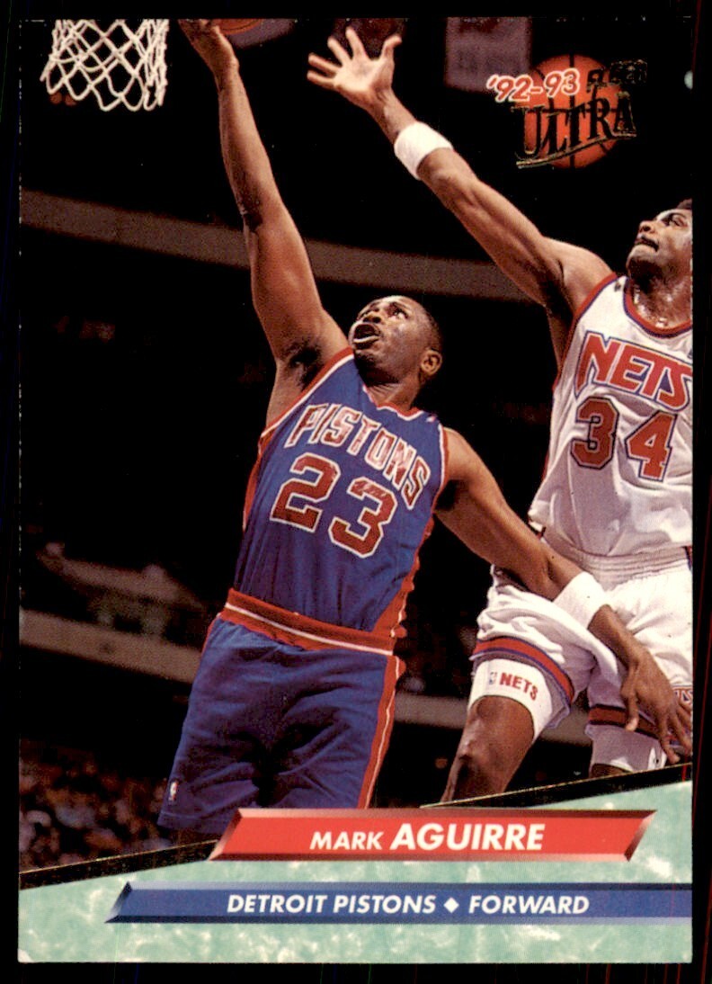 1992-93 Fleer Ultra Mark Aguirre Basketball Cards #55
