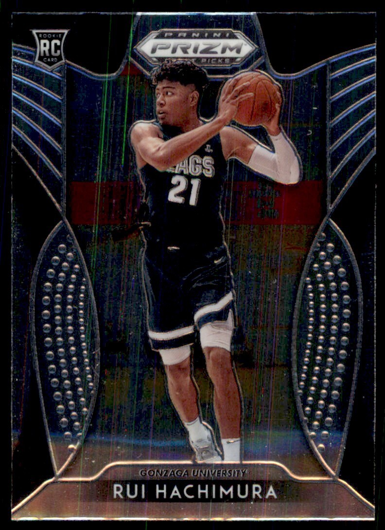 2019-20 Panini Prizm Draft Picks Rui Hachimura 100 Gonzaga Bulldogs #73