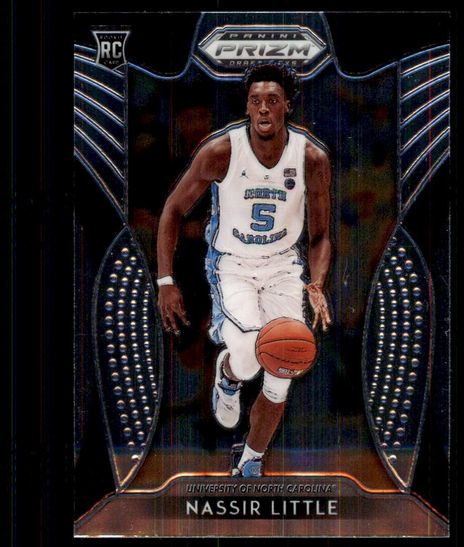 2019-20 Panini Prizm Draft Picks Nassir Little 100 North Carolina Tar Heels #90