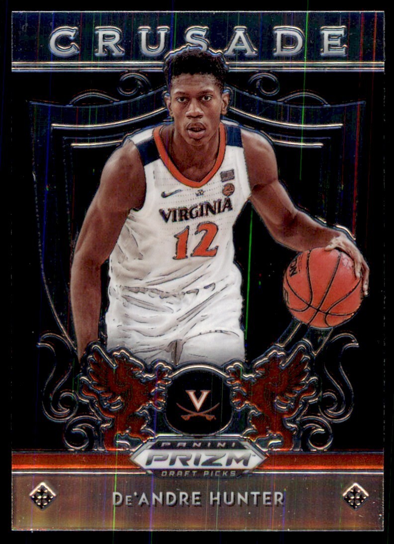 2019-20 Panini Prizm Draft Picks De'Andre Hunter 101 Virginia Cavaliers #78