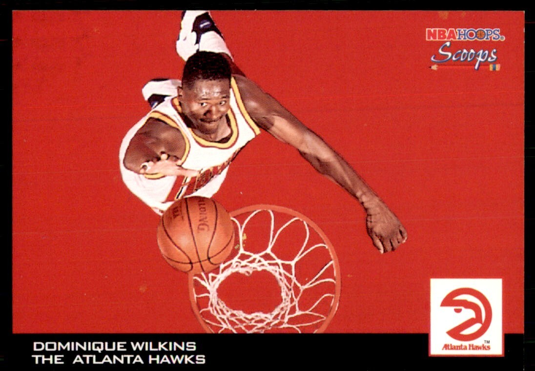 1993-94 NBA Hoops Dominique Wilkins Basketball Cards #HS1