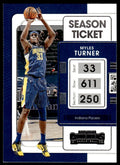 2021-22 Panini Contenders Basketball Card Myles Turner Indiana Pacers #12