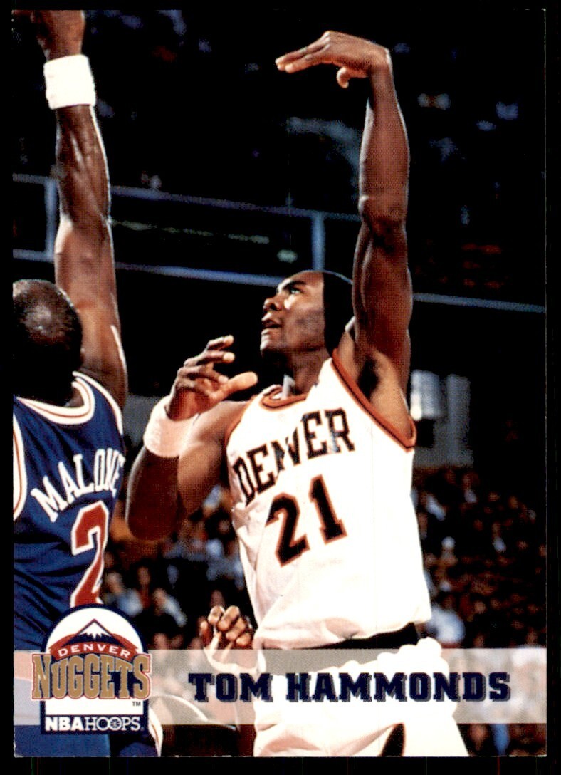 1993-94 NBA Hoops Tom Hammonds Basketball Cards #326