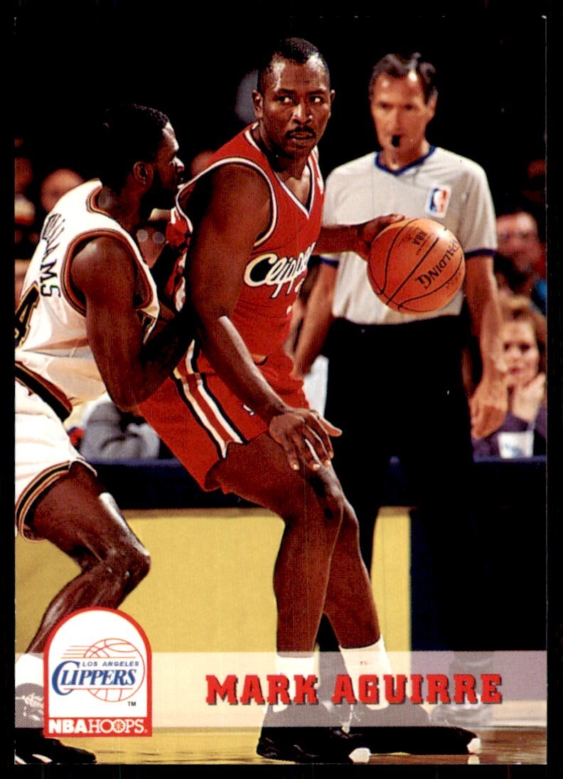 1993-94 NBA Hoops Mark Aguirre Basketball Cards #350