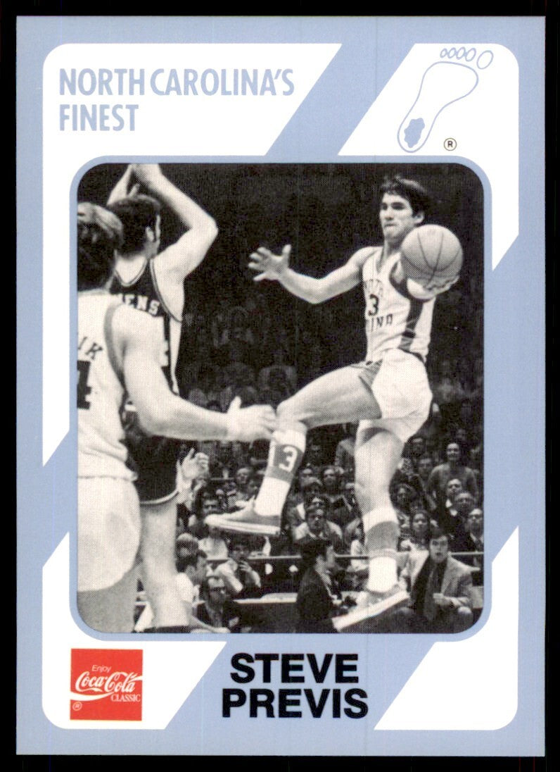 1989-90 Coca Cola Collegiate Collection Steve Previs Basketball Cards #108