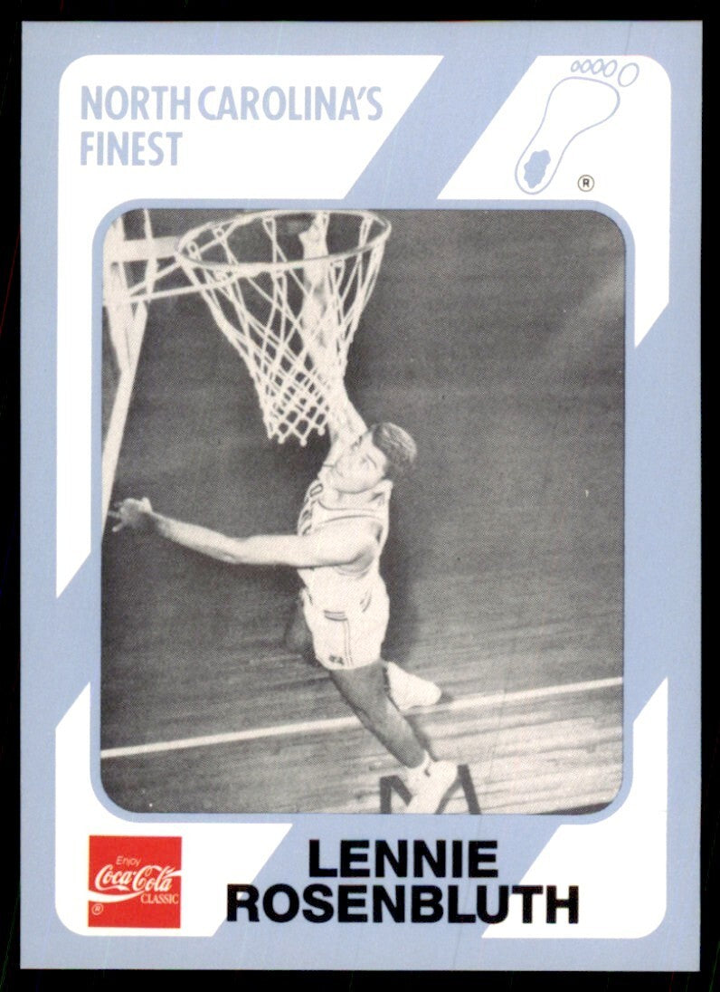 1989-90 Coca Cola Collegiate Collection Lennie Rosenbluth Basketball Cards #41