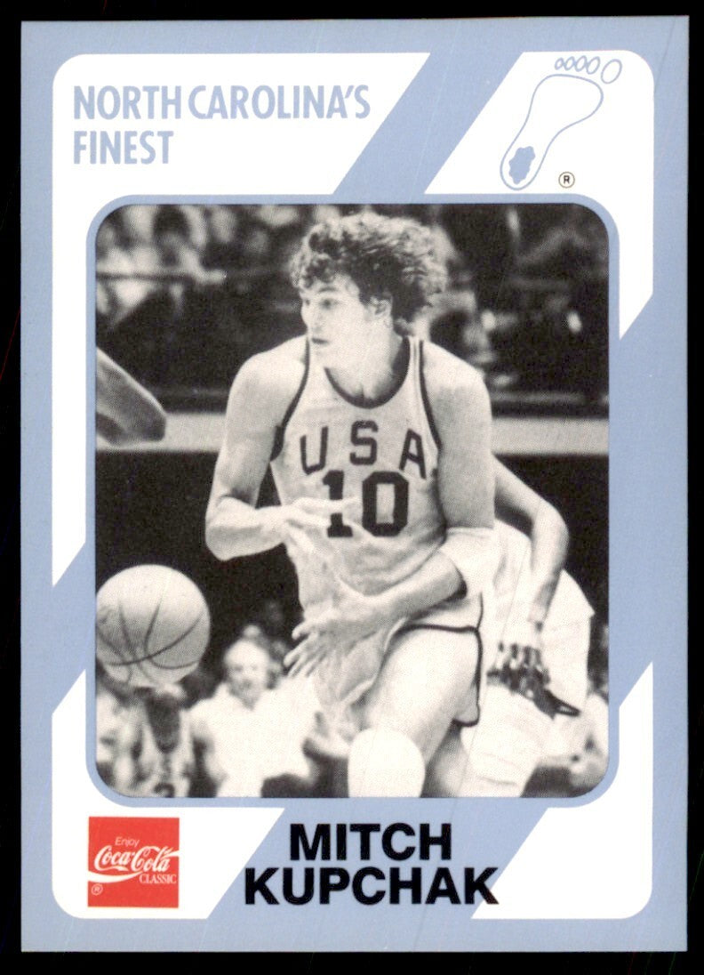 1989-90 Coca Cola Collegiate Collection Mitch Kupchak Basketball Cards #49