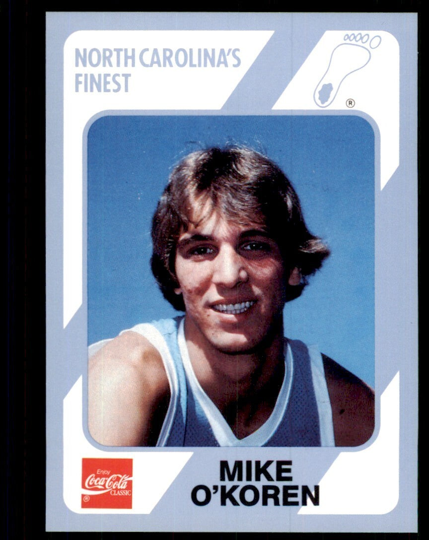 1989-90 Coca Cola Collegiate Collection Mike O'Koren Basketball Cards #56