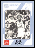 1989-90 Coca Cola Collegiate Collection Phil Ford Basketball Cards #63