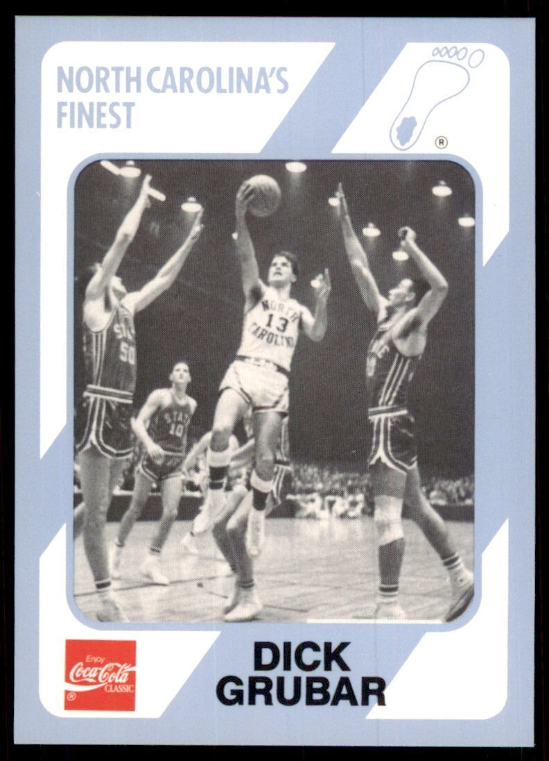1989-90 Coca Cola Collegiate Collection Dick Grubar Basketball Cards #88