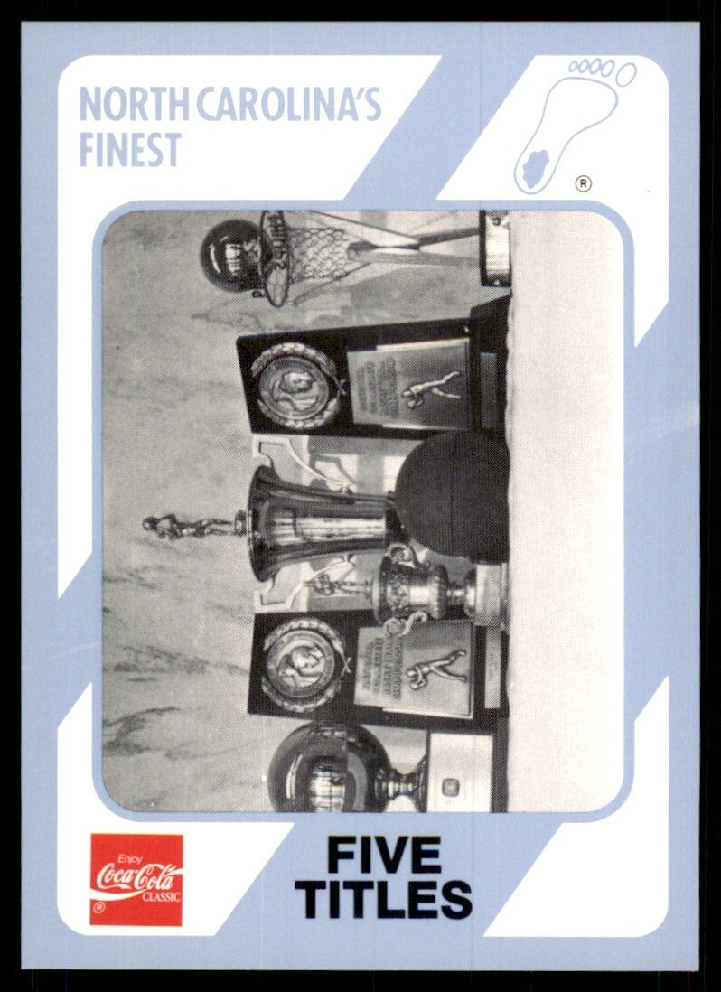1989-90 Coca Cola Collegiate Collection Five Tournament Titles Basketball Cards