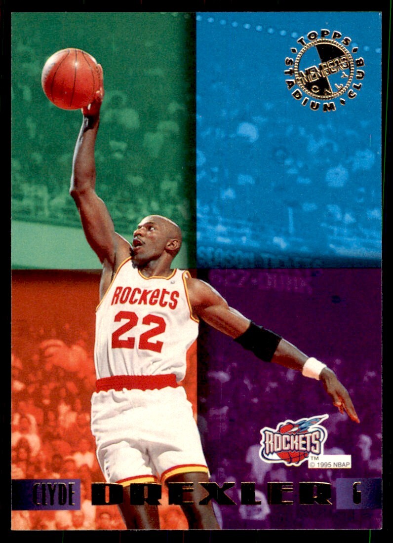 1995-96 Stadium Club Members Only Clyde Drexler Basketball Cards #31