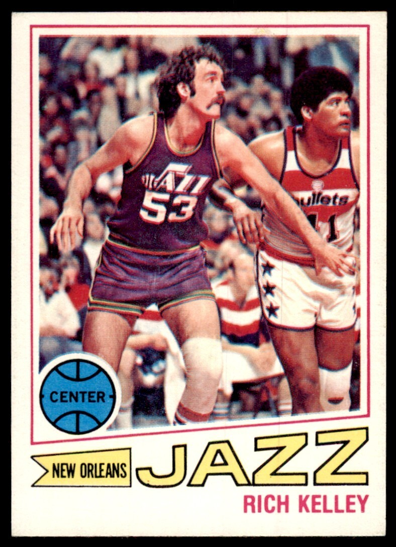 1977-78 Topps Basketball Card Rich Kelley New Orleans Jazz #67