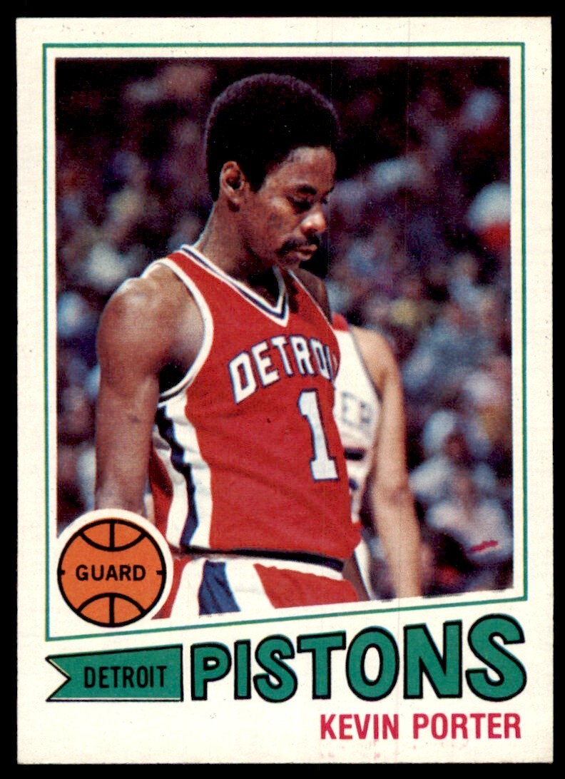 1977-78 Topps Basketball Card Kevin Porter Detroit Pistons #16