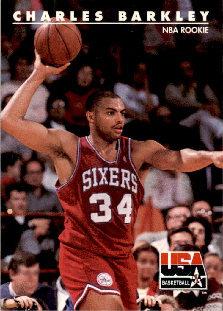 1992-93 SkyBox USA Basketball Charles Barkley. Basketball Cards #2