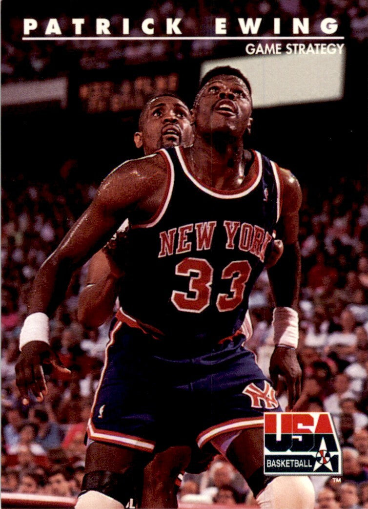 1992-93 SkyBox USA Basketball Patrick Ewing. Basketball Cards #21