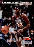 1992-93 SkyBox USA Basketball Magic Johnson. Basketball Cards #34