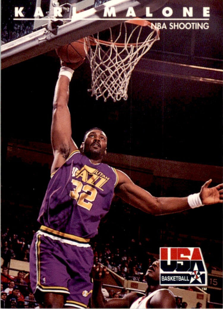 1992-93 SkyBox USA Basketball Karl Malone. Basketball Cards #53