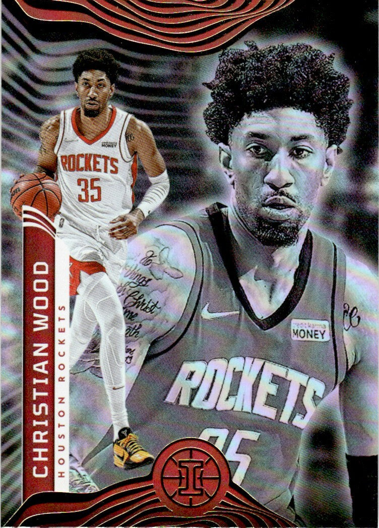 2021-22 Panini Illusions Basketball Card Christian Wood Houston Rockets #76