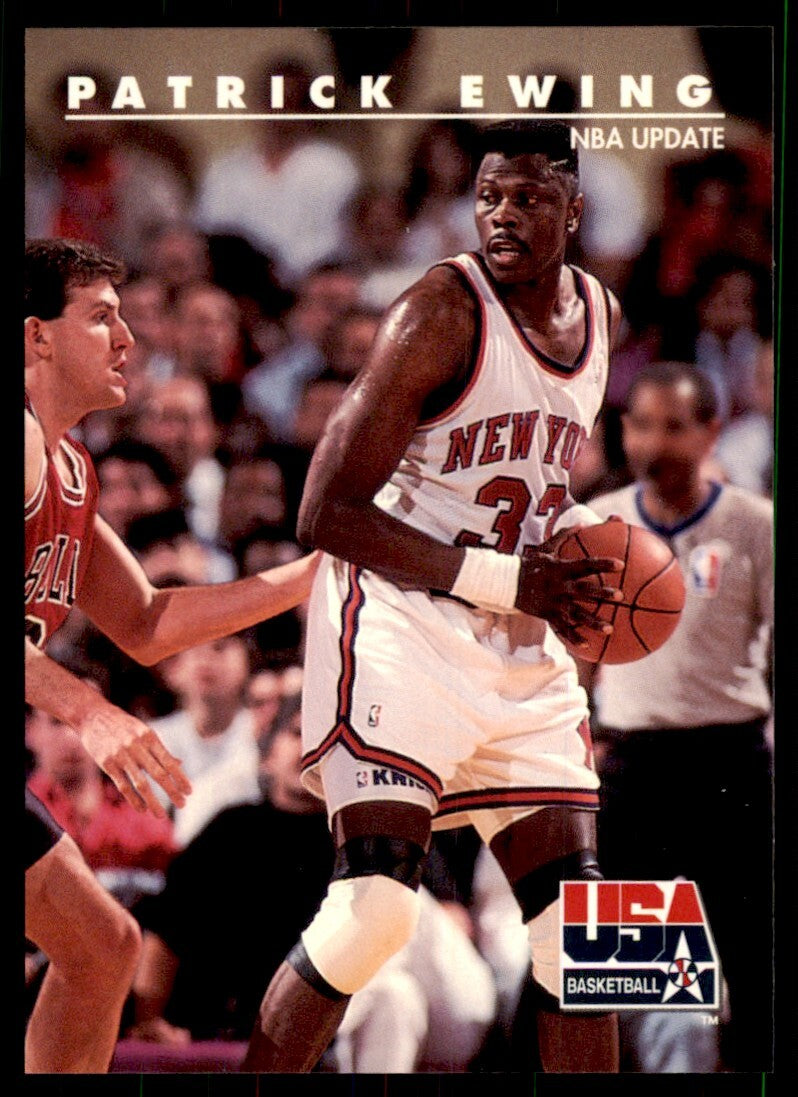 1992-93 SkyBox USA Basketball Patrick Ewing Basketball Cards #19