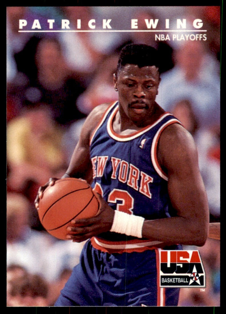 1992-93 SkyBox USA Basketball Patrick Ewing Basketball Cards #24