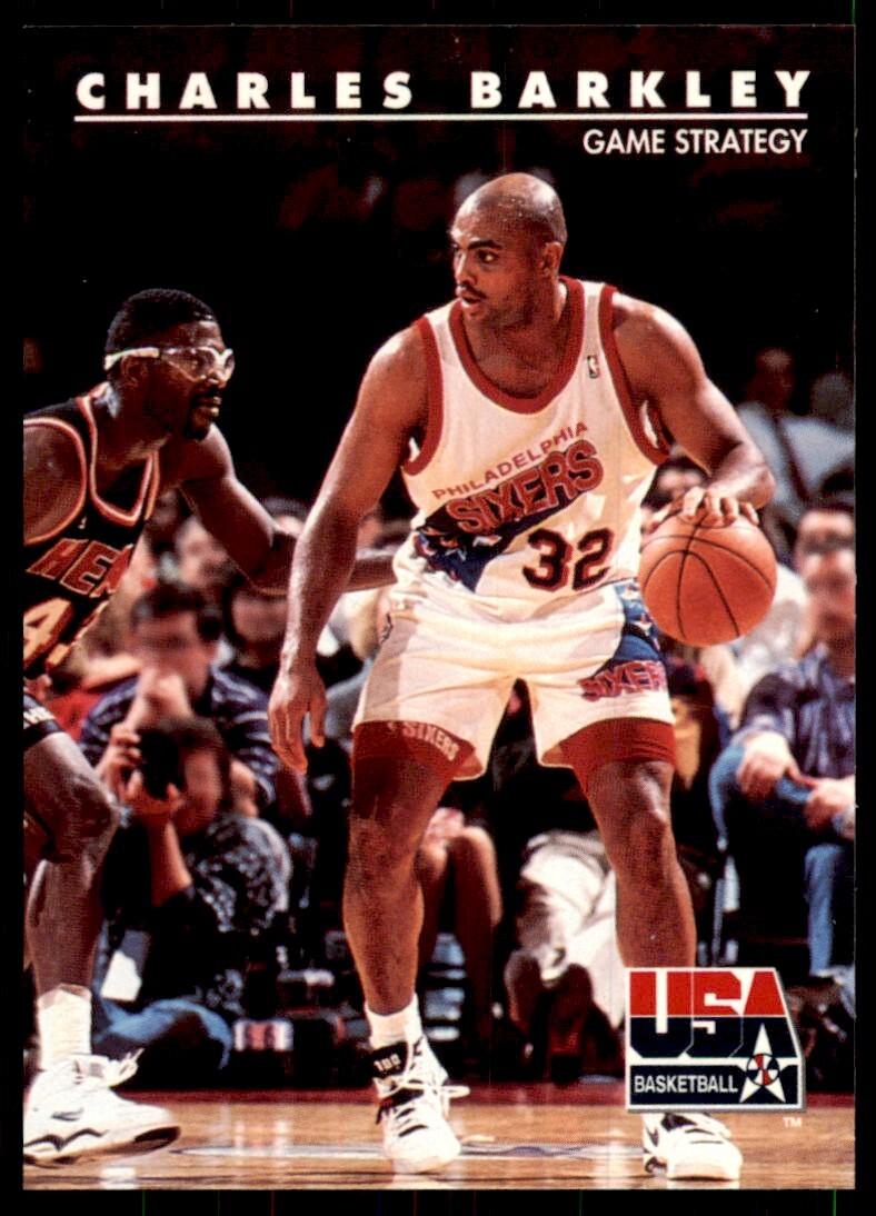 1992-93 SkyBox USA Basketball Charles Barkley Basketball Cards #3