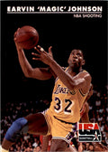 1992-93 SkyBox USA Basketball Magic Johnson Basketball Cards #35