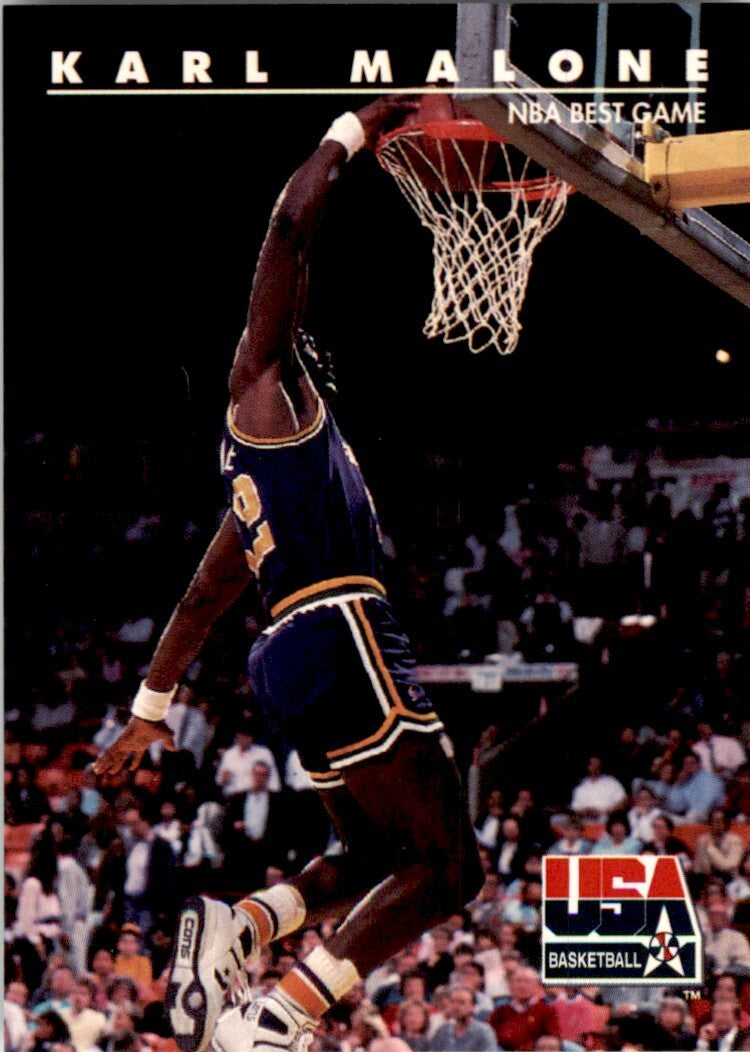 1992-93 SkyBox USA Basketball Karl Malone Basketball Cards #49