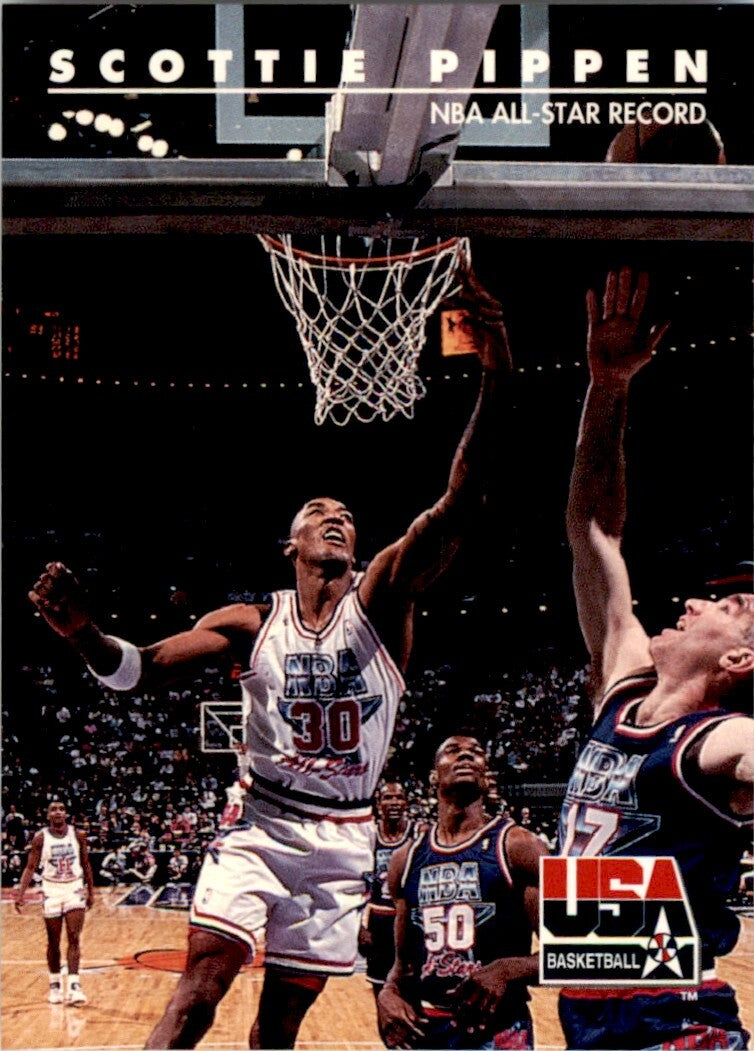 1992-93 SkyBox USA Basketball Scottie Pippen Basketball Cards #70